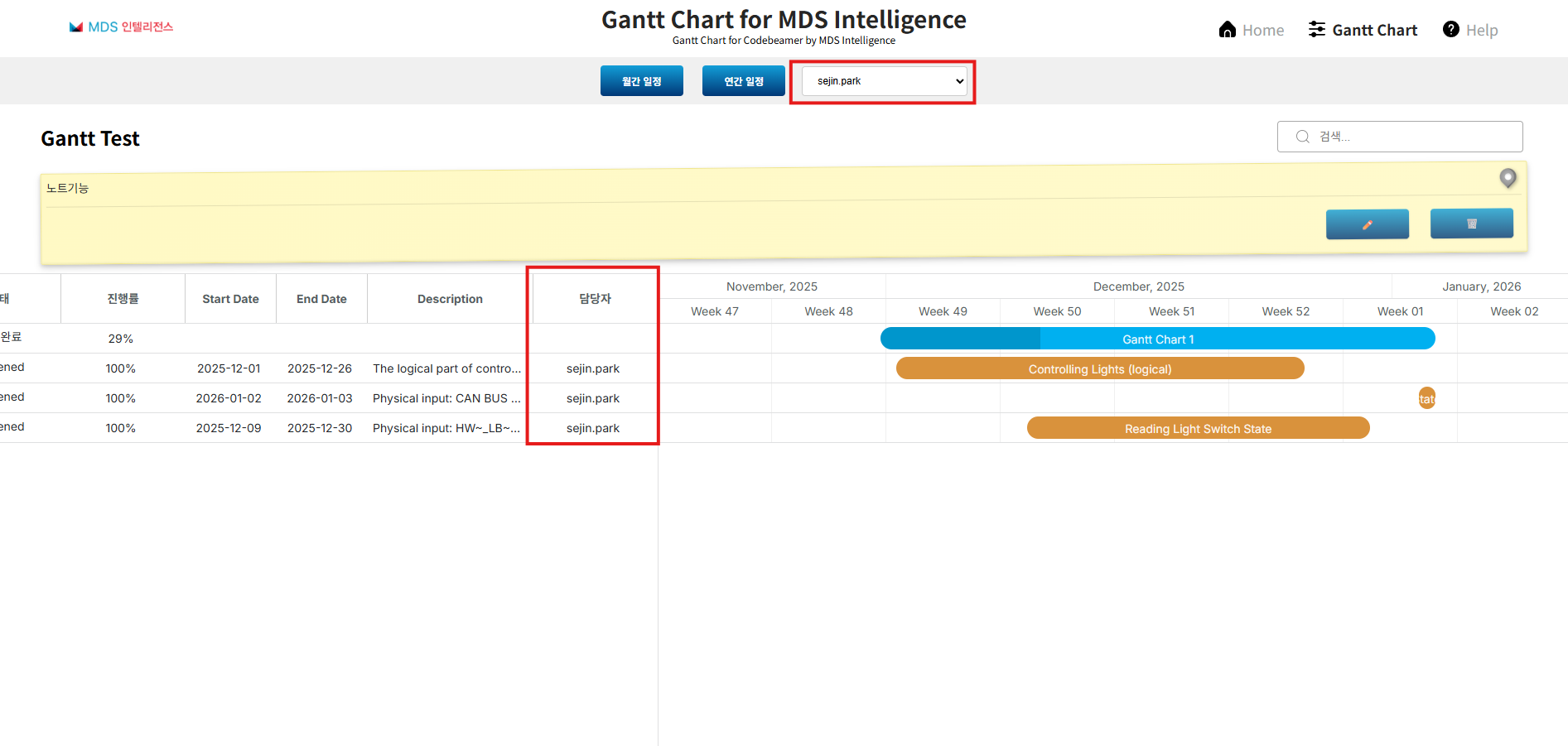 Gantt chart for CodeBeamer Screenshot 6